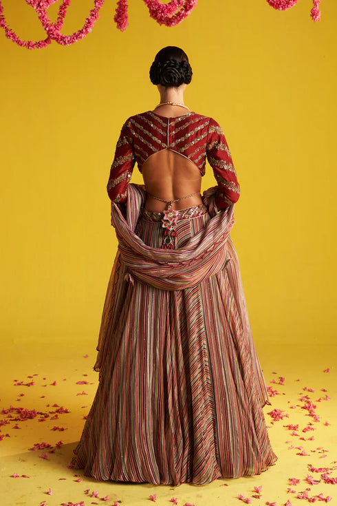 Ahana Multi Color Lehenga Set